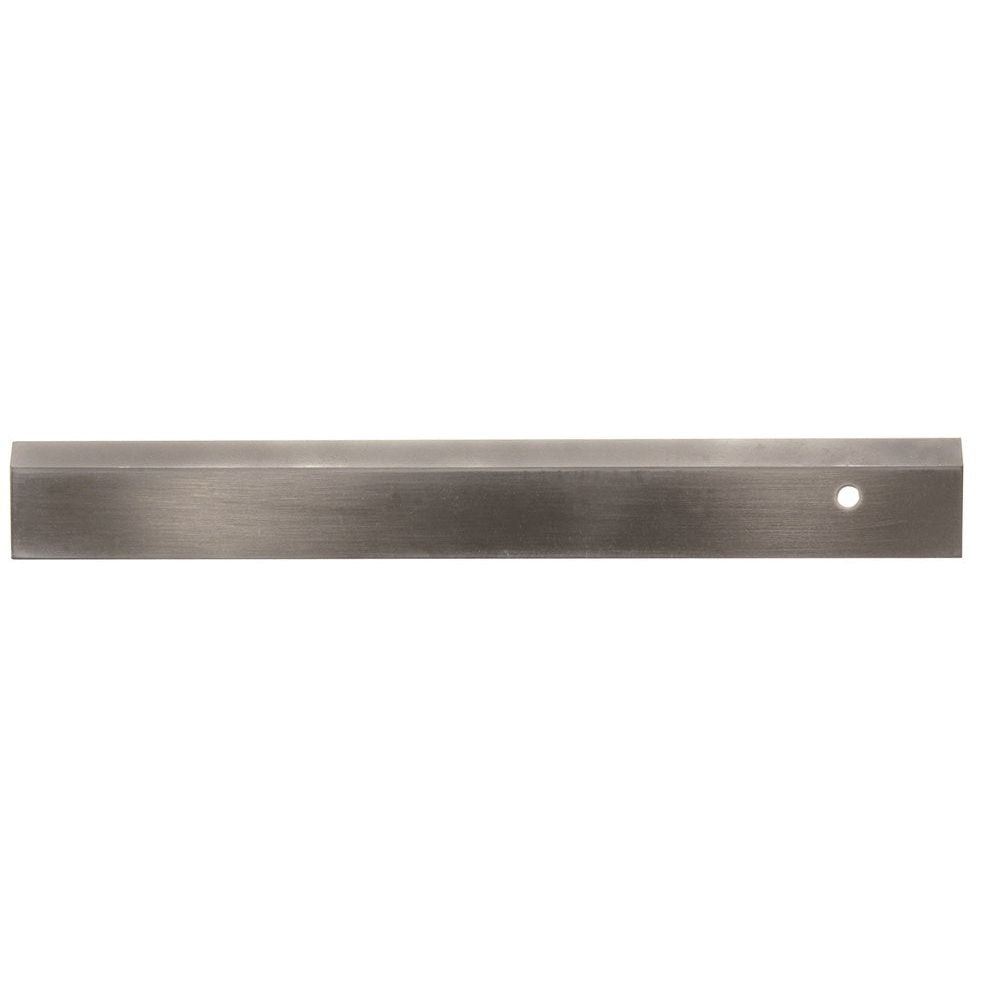 Werkplaatsliniaal 500x40x5mm met facet, verzinkt en gepolijst-1