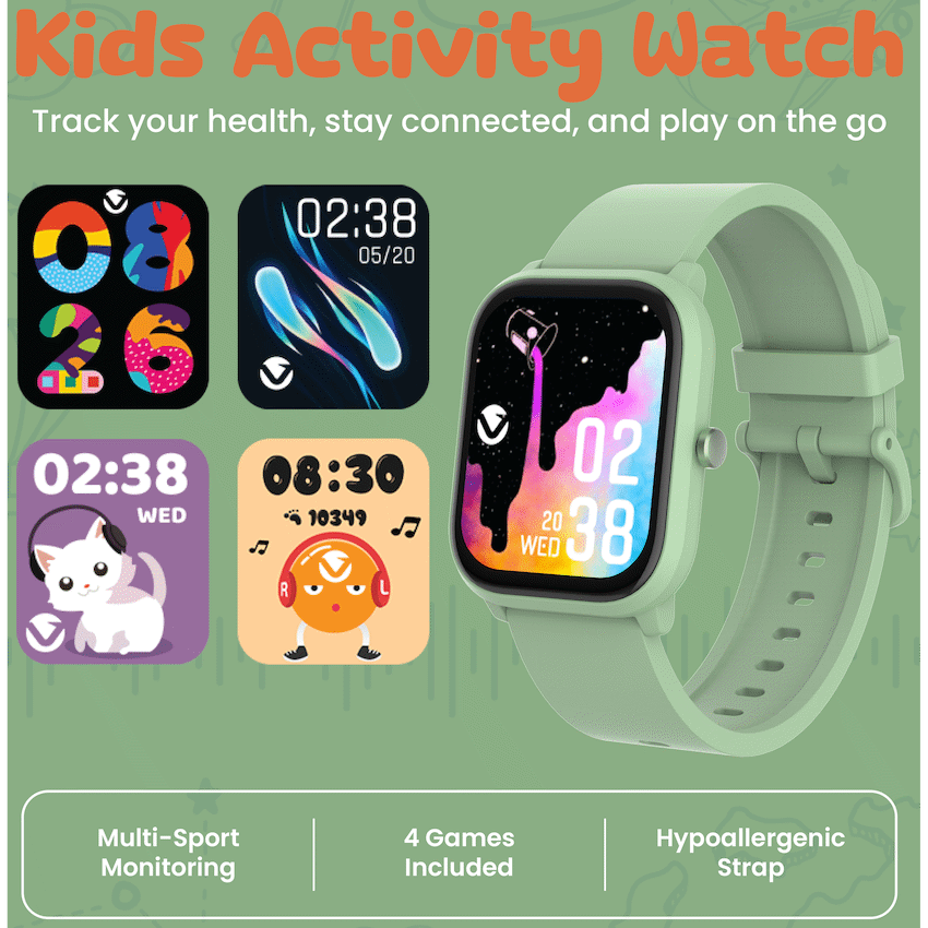 Volkano Vivo Kinder-smartwatch – Groen
