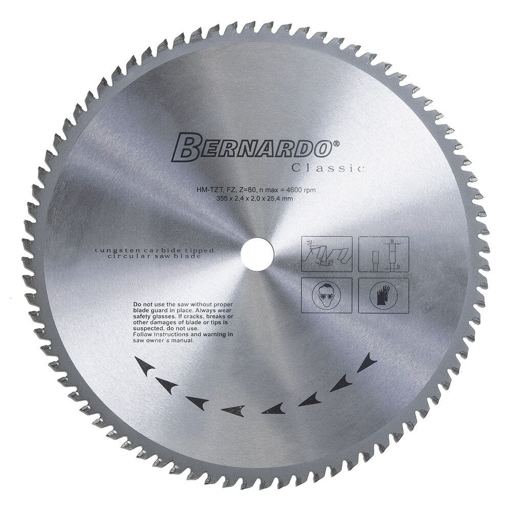 Bernardo Zaagblad Aluminium 355 x Z80