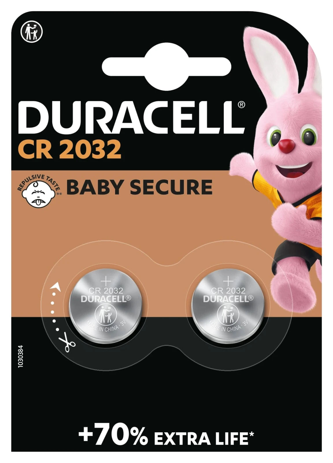 Duracell Knoopcelbatterijen 2032 2st.