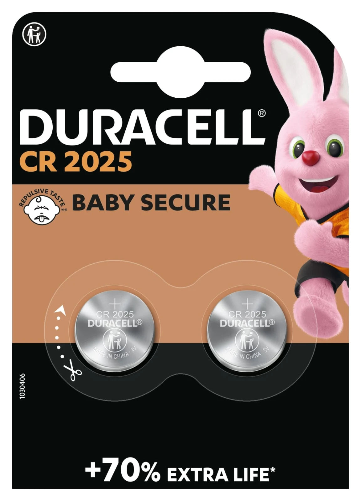 Duracell Knoopcelbatterijen 2025 2st.