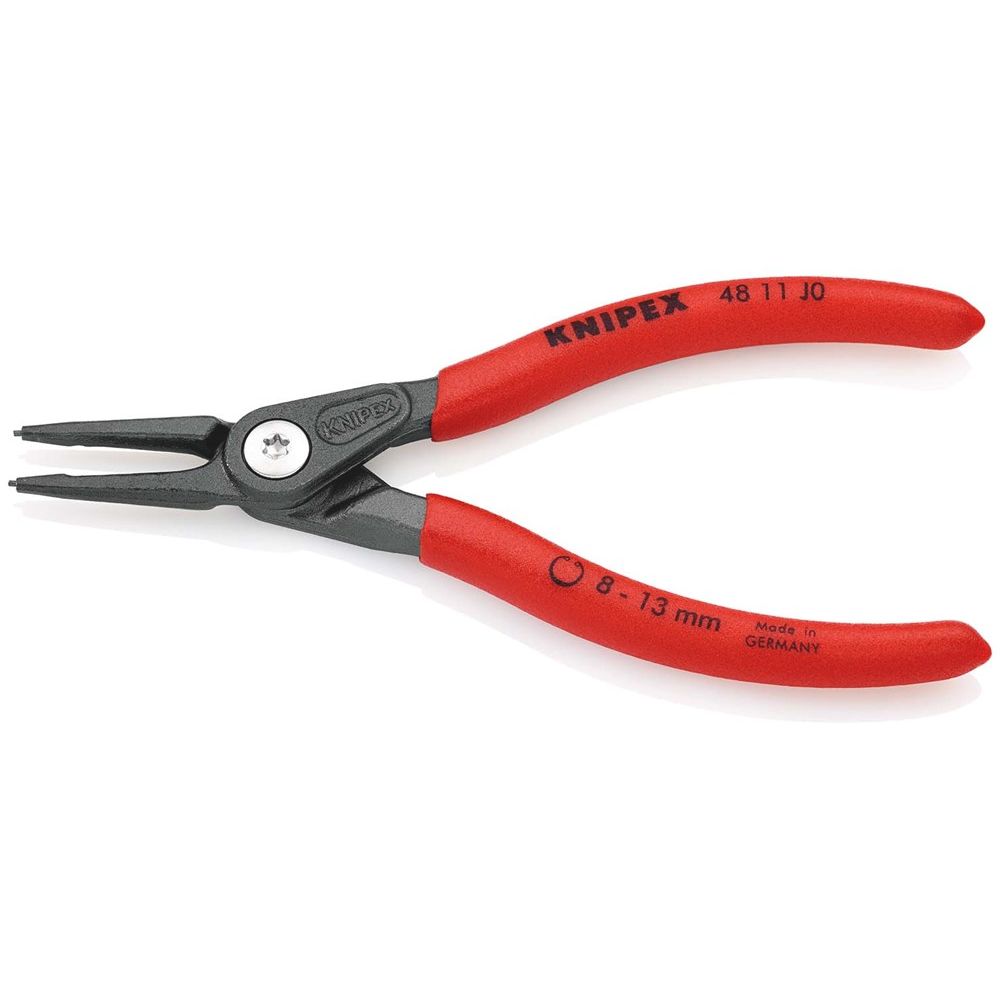 KNIPEX 48 11 J0 Precisie-borgveertang voor binnenringen in boringen met anti-slip kunststof bekleed-2