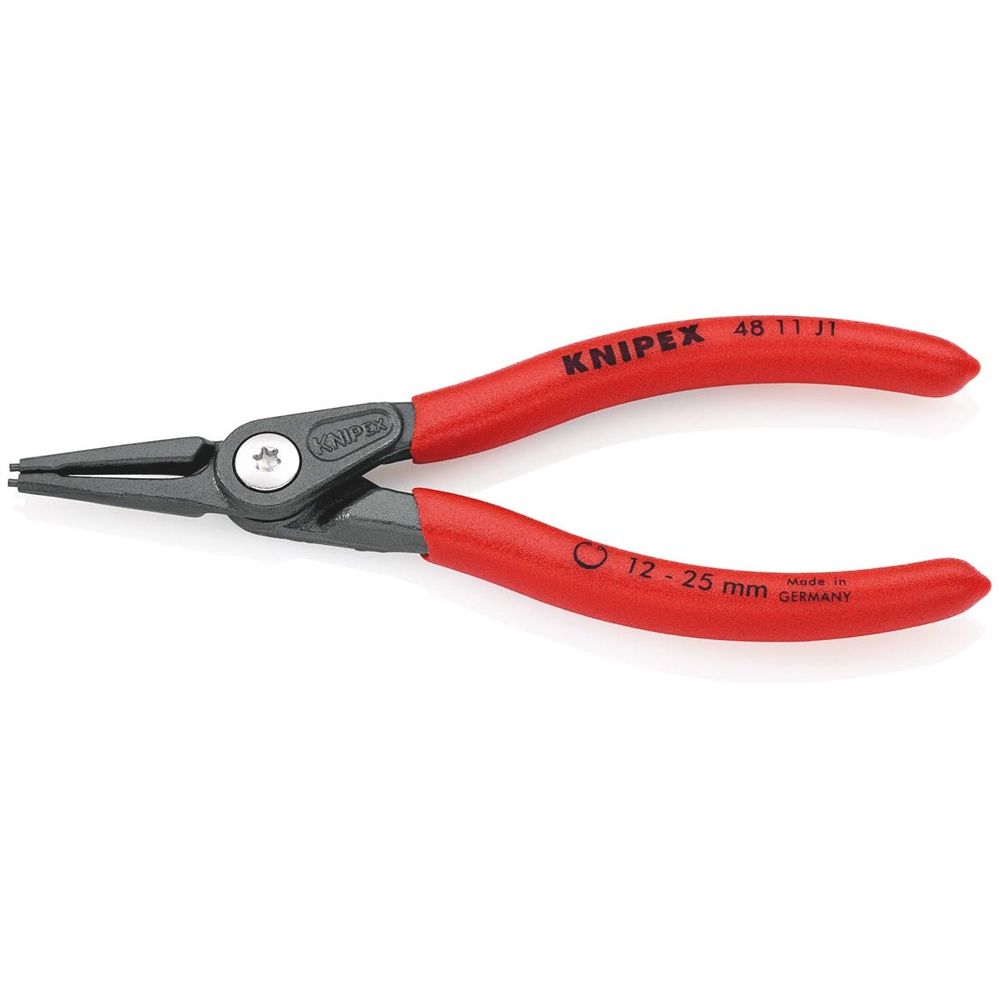 KNIPEX 48 11 J1 Precisie-borgveertang voor binnenringen in boringen met anti-slip kunststof bekleed-0