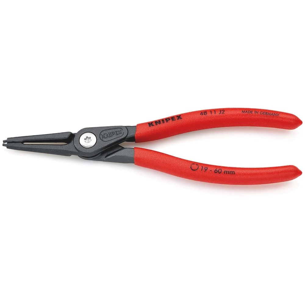 KNIPEX 48 11 J2 Precisie-borgveertang voor binnenringen in boringen met anti-slip kunststof bekleed-0