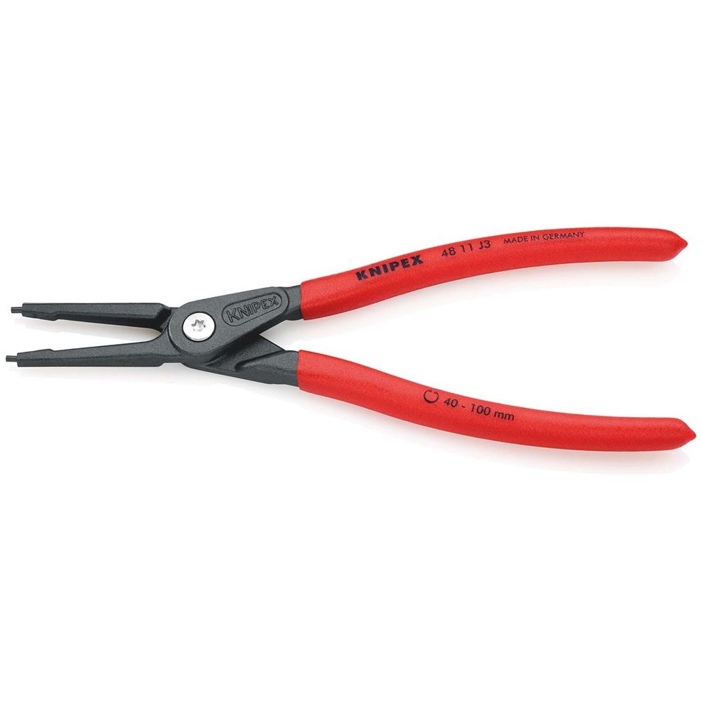KNIPEX 48 11 J3 Precisie-borgveertang voor binnenringen in boringen met anti-slip kunststof bekleed-2