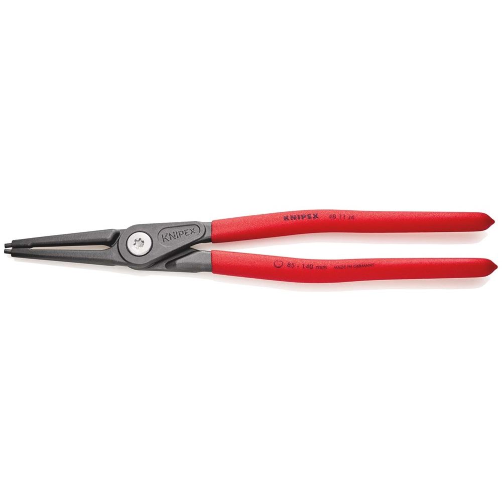 KNIPEX 48 11 J4 Precisie-borgveertang voor binnenringen in boringen met anti-slip kunststof bekleed-0