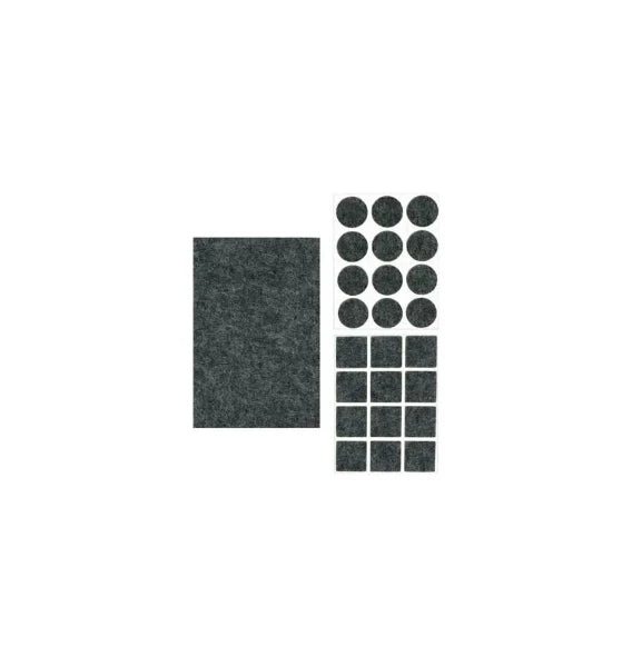 Antikrasvilt Assortiment grijs - 25-delig