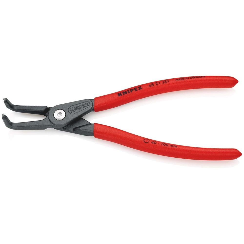 KNIPEX 48 21 J31 Precisie-borgveertang voor binnenringen in boringen met anti-slip kunststof bekleed-2