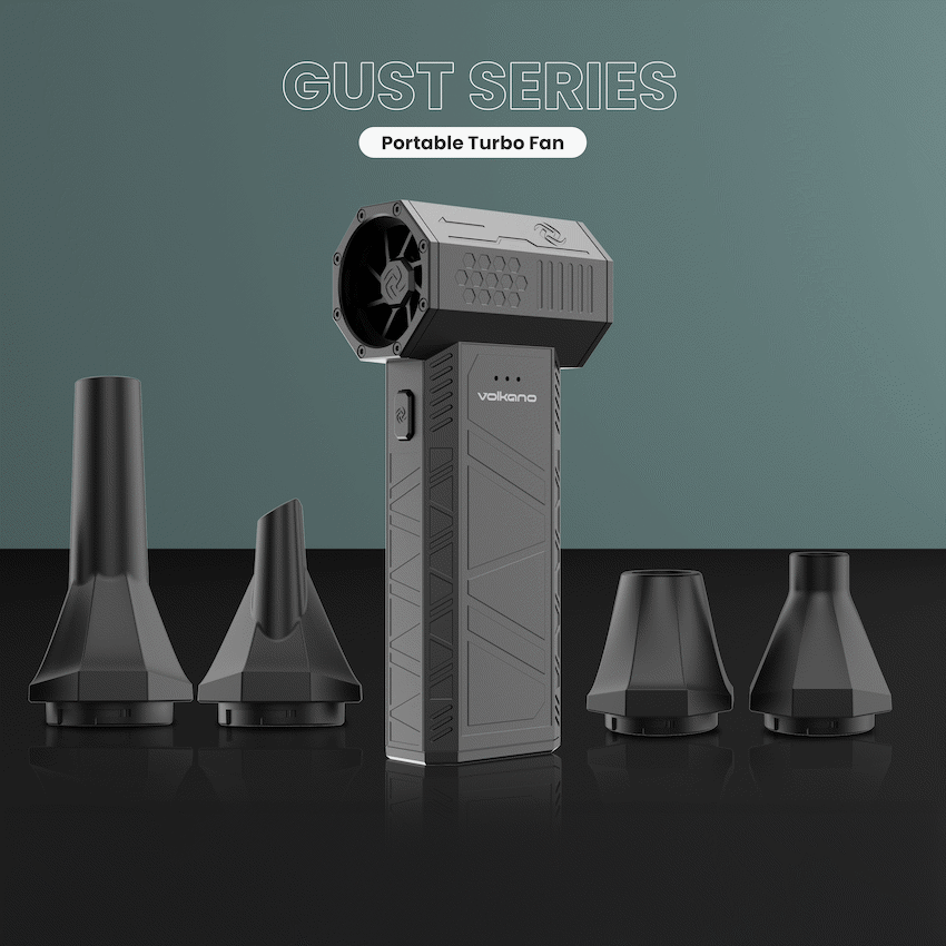 Volkano Gust Draagbare ventilator – Zwart