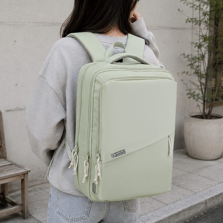 Volkano Traveller Underseat-rugzak – Mintgroen