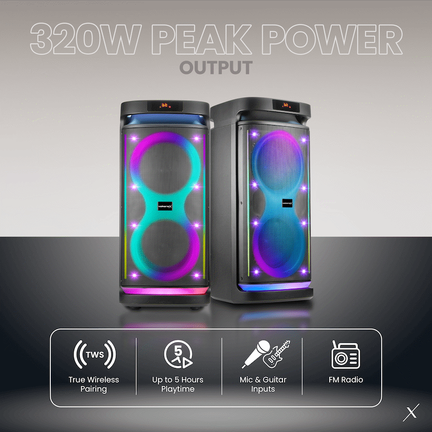 VolkanoX Paramount Party speaker – 80 W – FM
