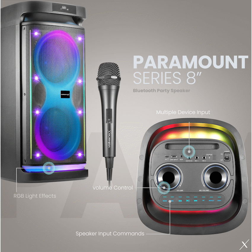 VolkanoX Paramount Party speaker – 80 W – FM