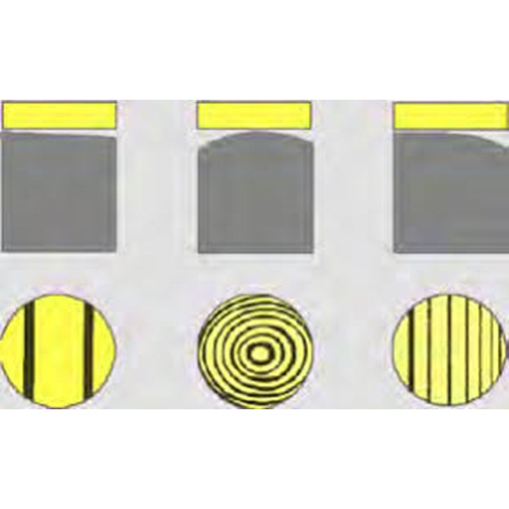 Planglas, 45 x 12mm, Gen. 0,1my-2