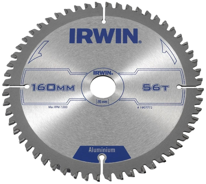 Irwin Cirkelzaagblad Aluminium 160x56x20 mm