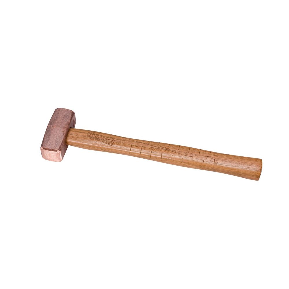 Koperen hamer 500gr. hickory steel-0