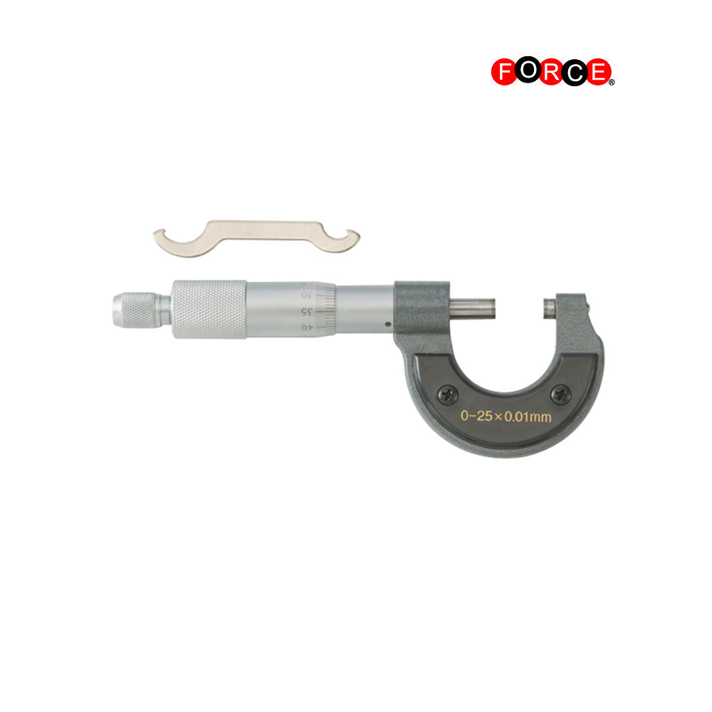 Micrometer 0-25mm (aflezing 0,001mm)