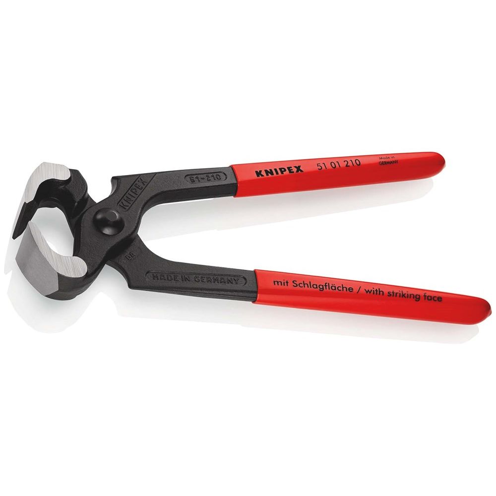 KNIPEX 51 01 210 Hamerkoptang met kunststof bekleed zwart geatramenteerd 210 mm-2