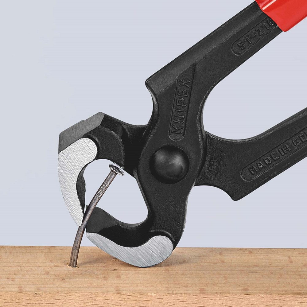 KNIPEX 51 01 210 Hamerkoptang met kunststof bekleed zwart geatramenteerd 210 mm-4