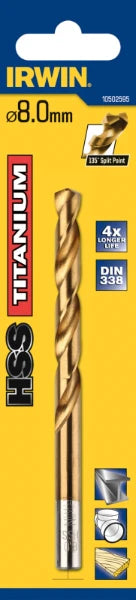 Irwin Boor HSS Titanium DIN 338 4,0x75 mm