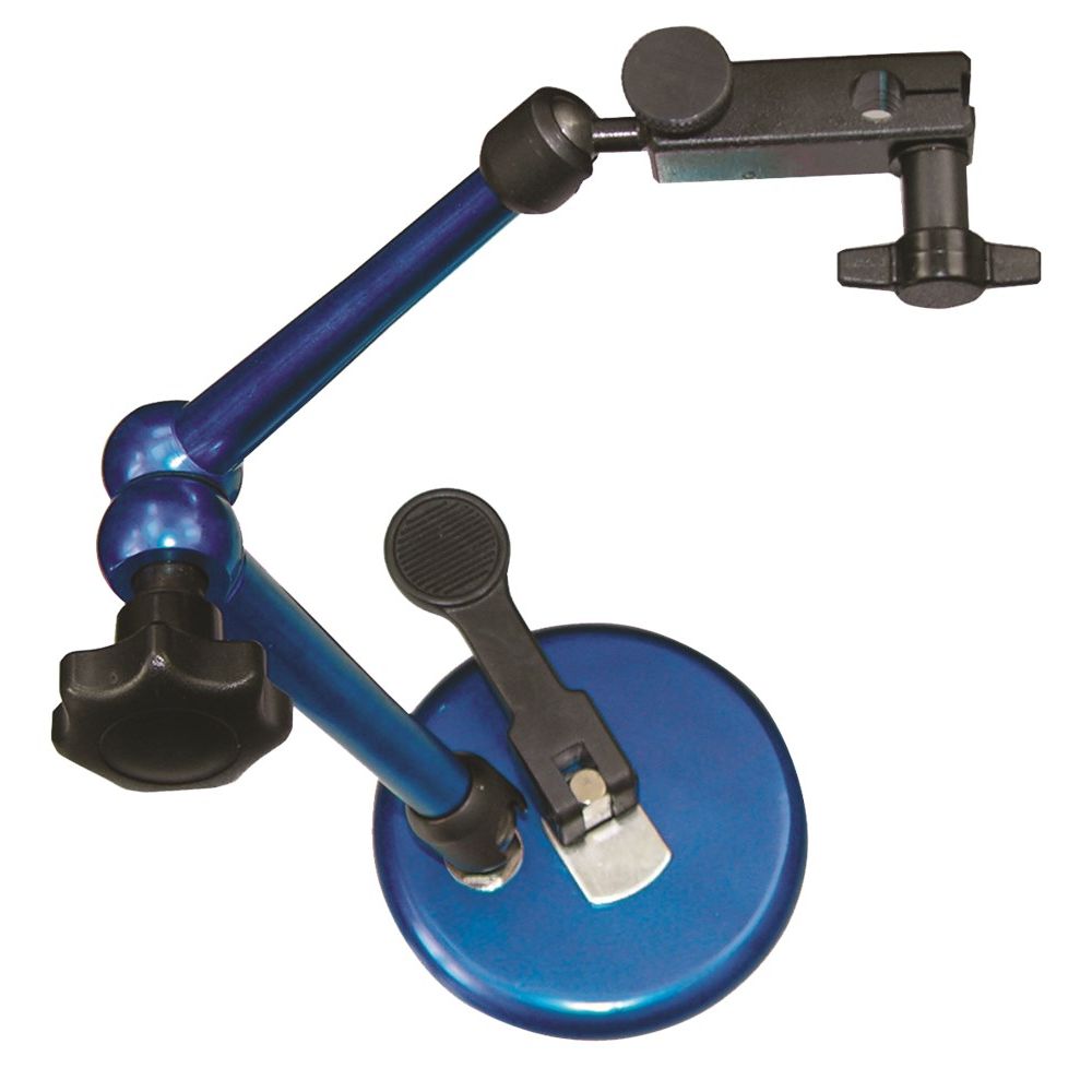 Messstativ mechanischer Zentralklemmung, Vakuum Sockel 90mm-0