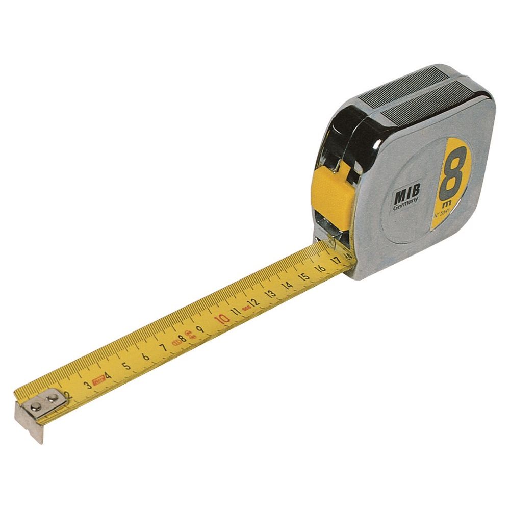 Rolbandmaatmeter 5mtr. bandbreedte 19mmm ABS behuizing-0