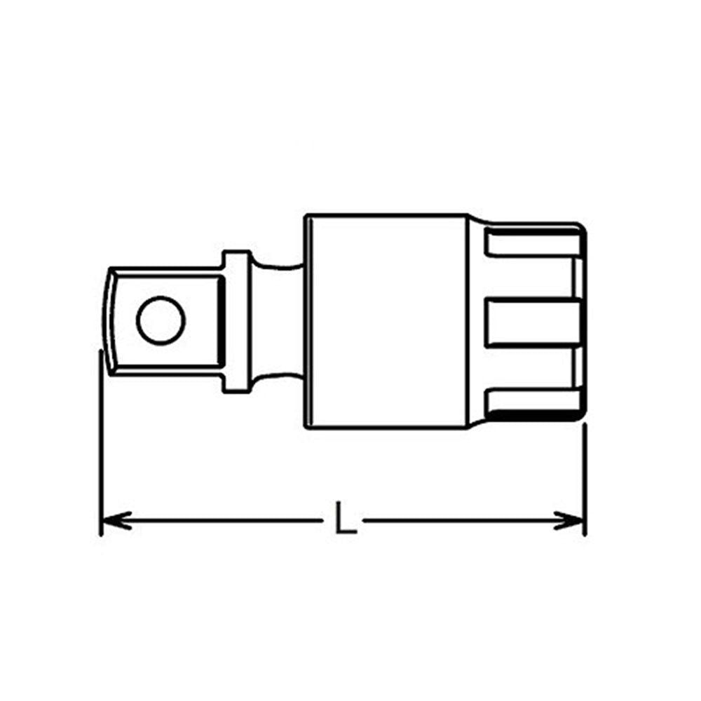 1/2"kniestuk L=63mm-2