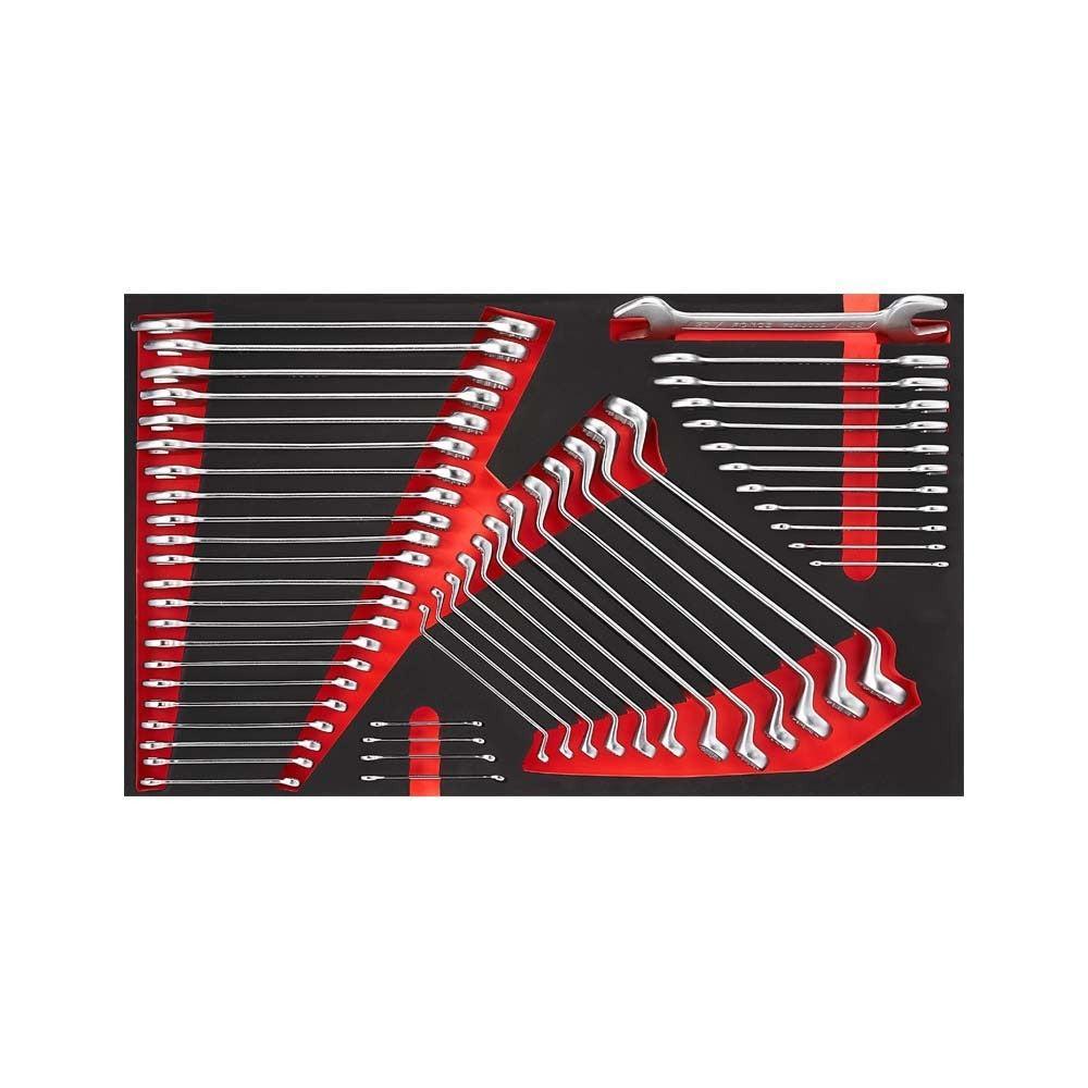 Blauwe jumbo Gereedschapswagen met 8 lades en 298-delige gereedschappen (EVA)