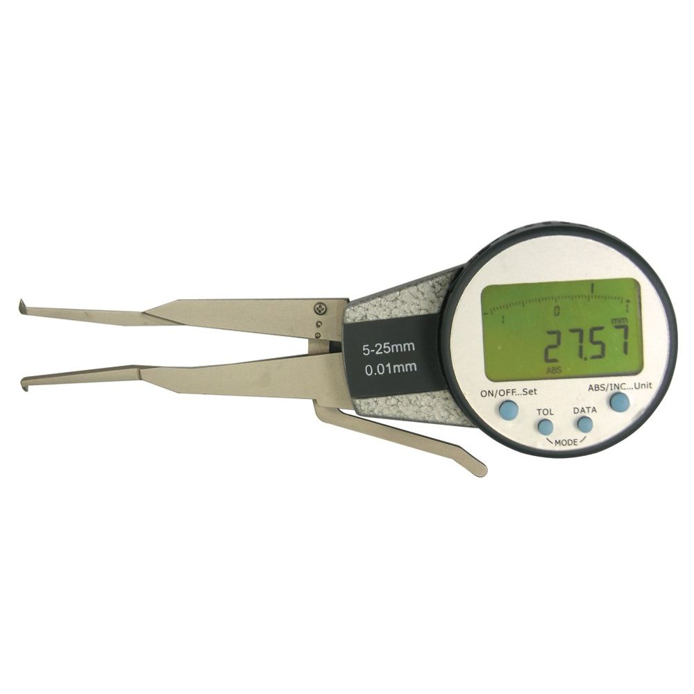 Digitale binnenmicrometer 5-25mm ronde punten R0,3-2
