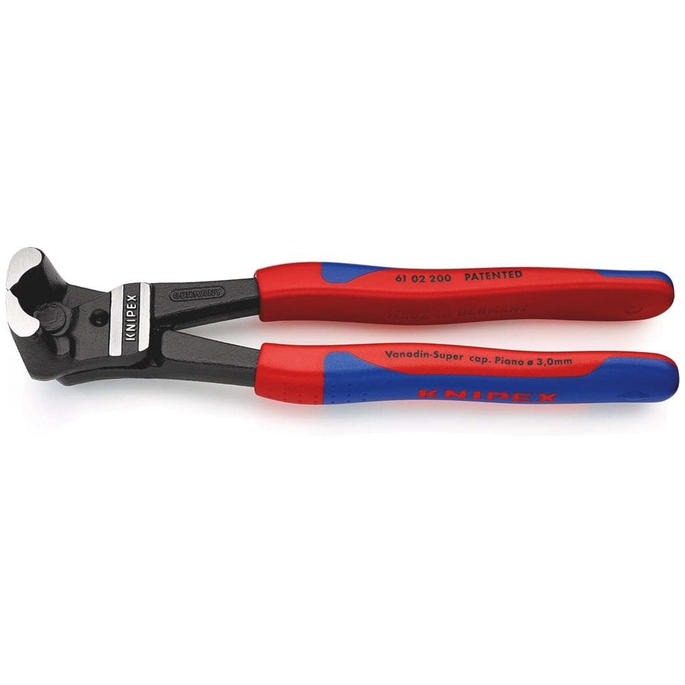 KNIPEX 61 02 200 Boutenvoorsnijtang grote krachtoverbrenging met kunststof bekleed zwart geatramente-0