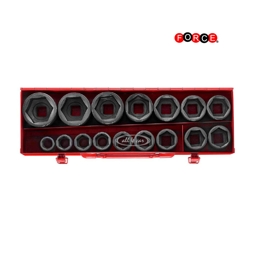 3/4" Krachtdoppenset (SAE 3/4'' - 1-7/8'') 16-delig