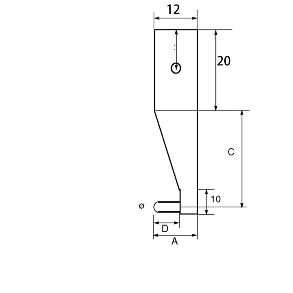 Meetinzetten voor art.nr 6101 binnen 28x, bol-2