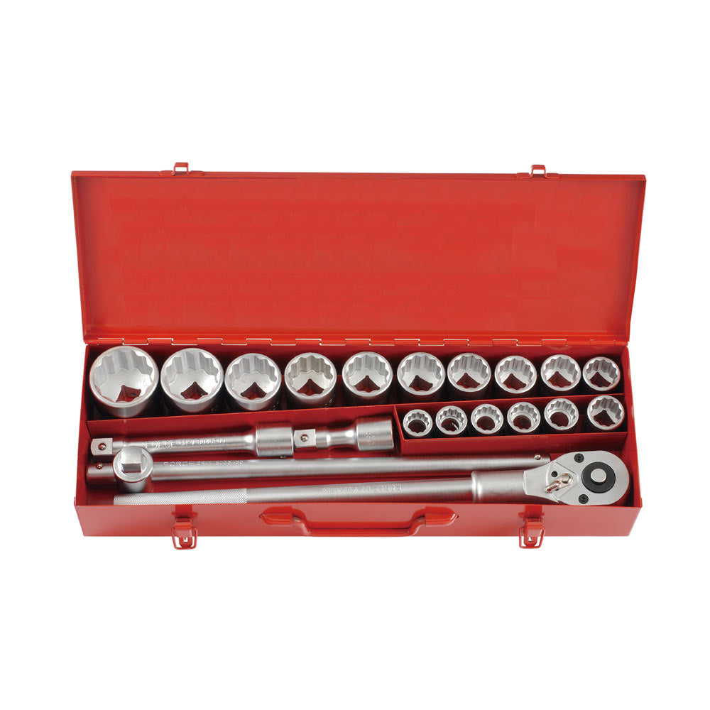 20pc 3/4" 12pt. F. Socket set (SAE)