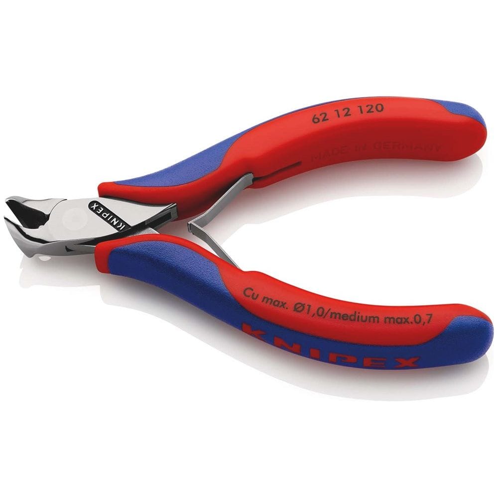 KNIPEX 62 12 120 Elektronica-voorsnijtang met schuine kop met meer-componentengrepen 120 mm-2