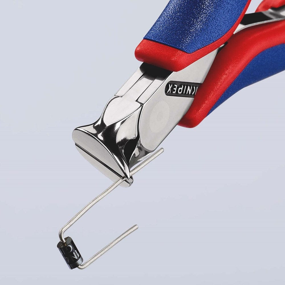 KNIPEX 62 12 120 Elektronica-voorsnijtang met schuine kop met meer-componentengrepen 120 mm-3