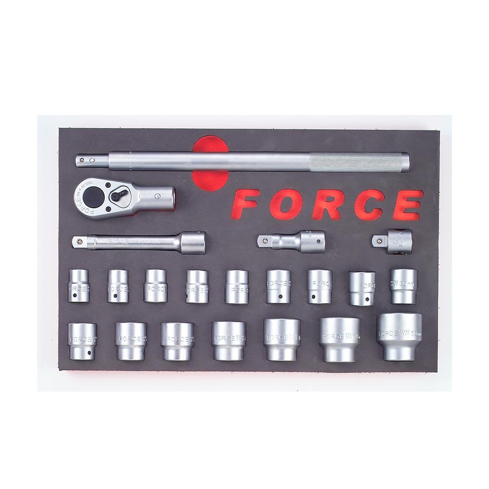 21-delige 3/4" Doppenset (EVA 10217)