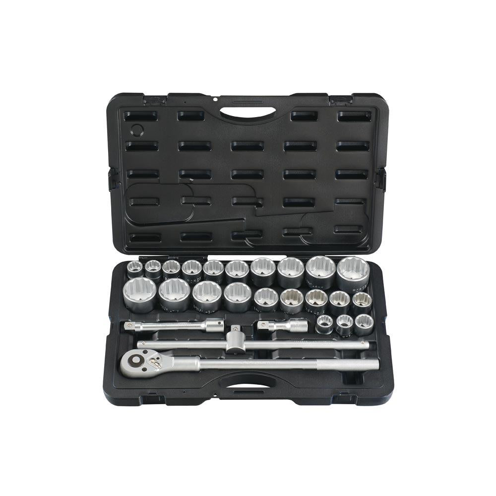 3/4" Doppenset 12-kant 26 delig