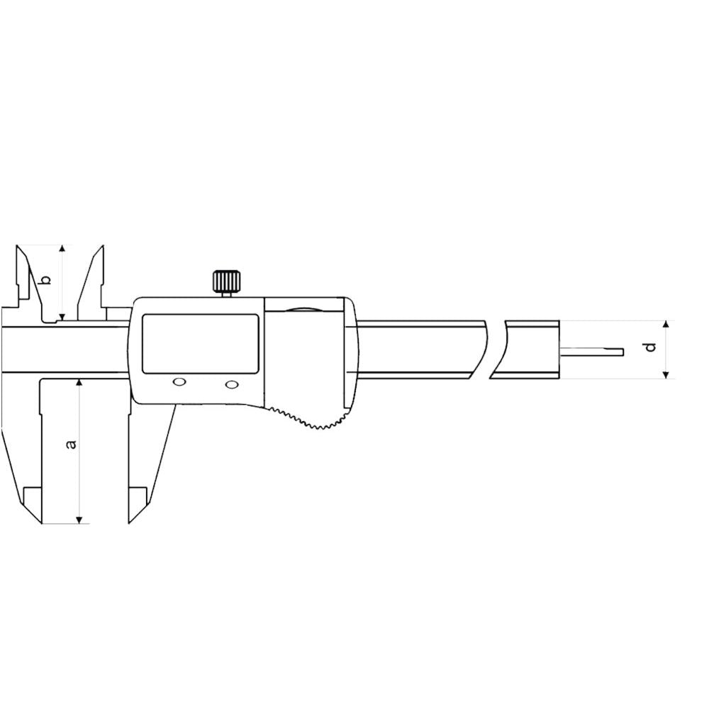 Digitale schuifmaat 150mm met pauze indicatie-2