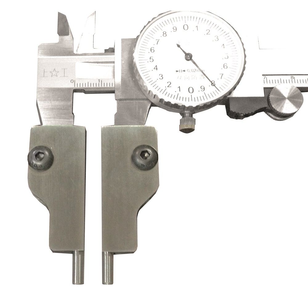Insteek punten tbv schuifmaat Nr. 61 diameter 5mm, L-70mm, zij en onderkant-2