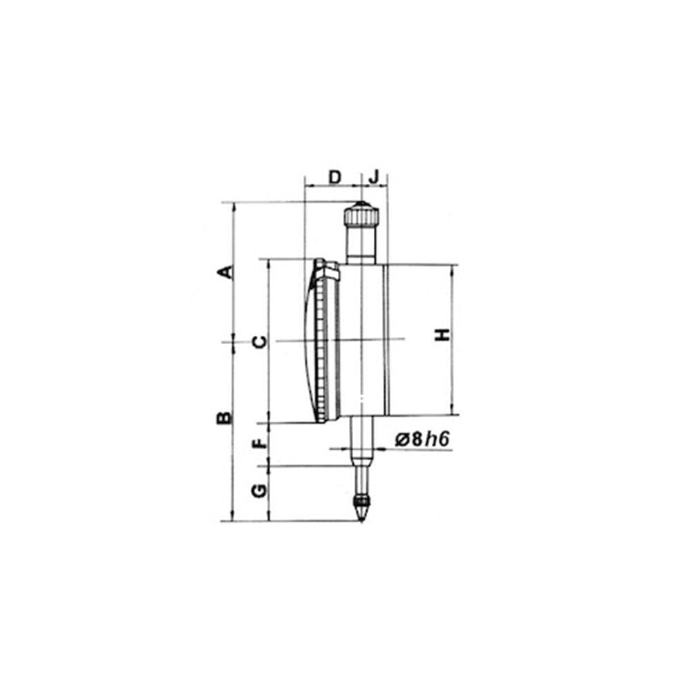 Mechanische meetklok bereik 0-30mm-3