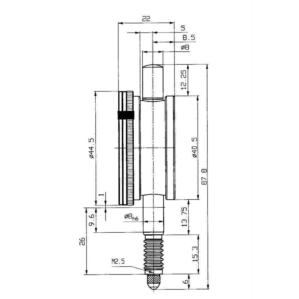 Meetklok 58mm water- en olie dicht-4