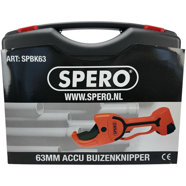 63mm - 16.8V Kunststof Accu Buizenknipper PRO - SPBK63