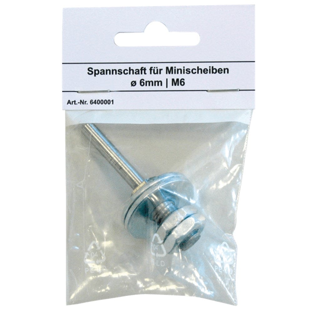 Spanpen voor minislijpschijven 6mm x M6-0