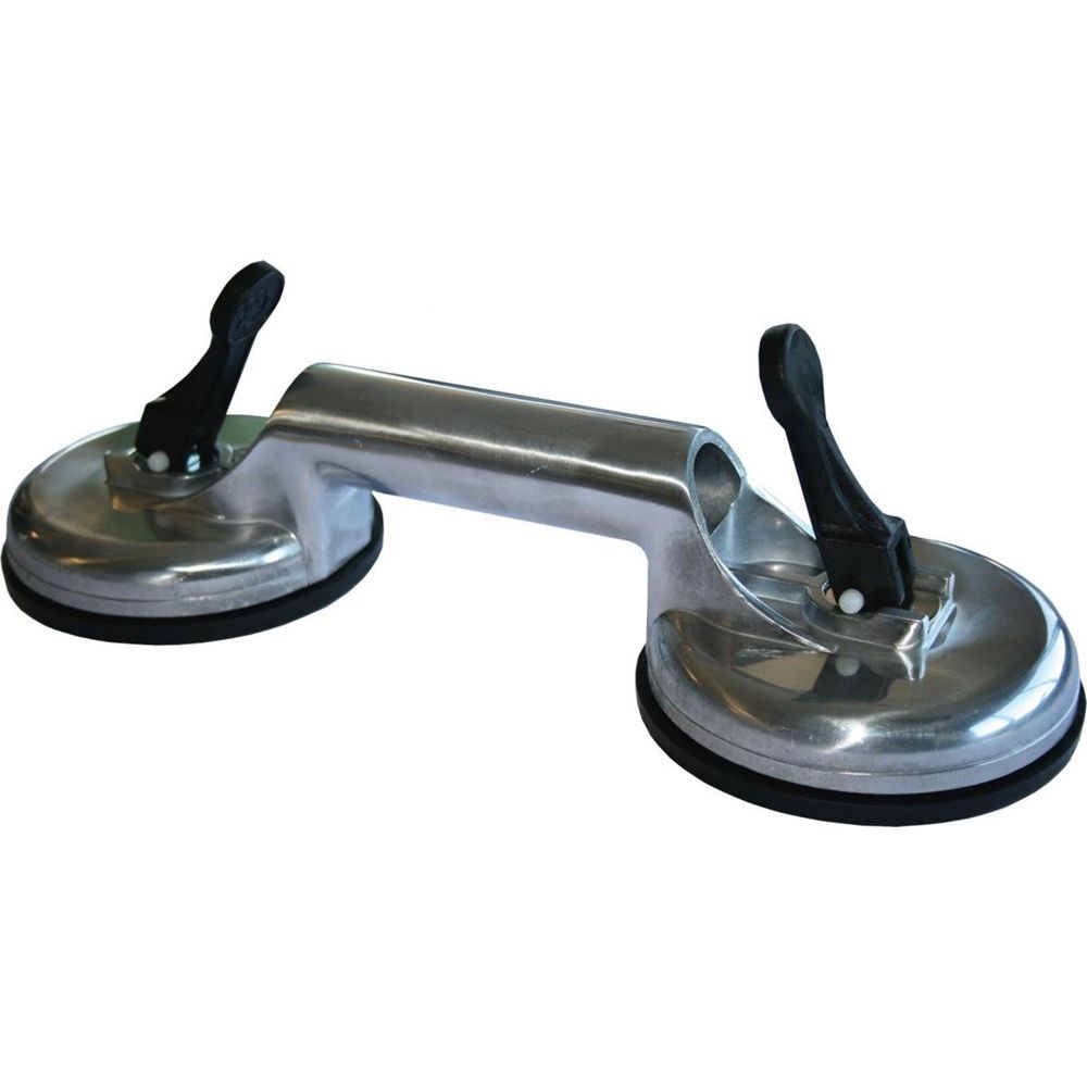 Zuignap dubbel aluminium-0