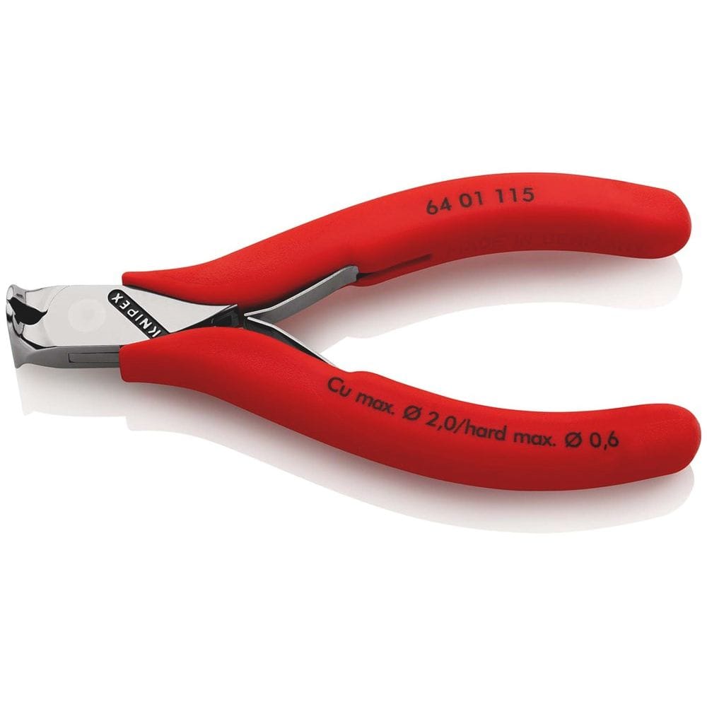 KNIPEX 64 01 115 Elektronica-voorsnijtang met anti-slip kunststof bekleed 115 mm-0