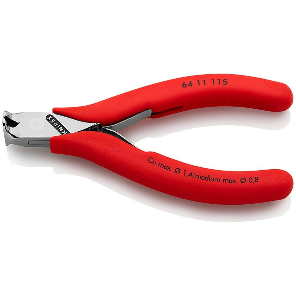 KNIPEX 64 11 115 Elektronica-voorsnijtang met kunststof bekleed 115 mm-0