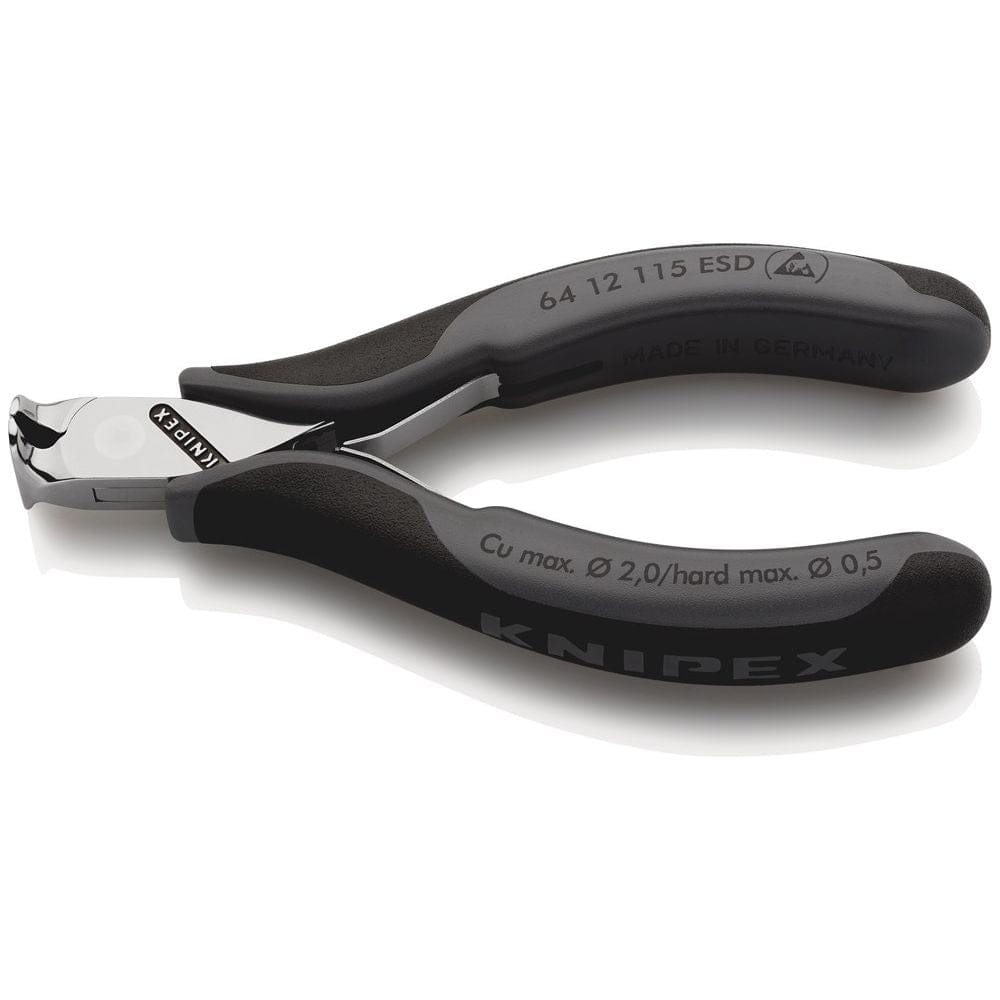KNIPEX 64 12 115 ESD Elektronica-voorsnijtangen ESD met meer-componentengrepen 115 mm-0