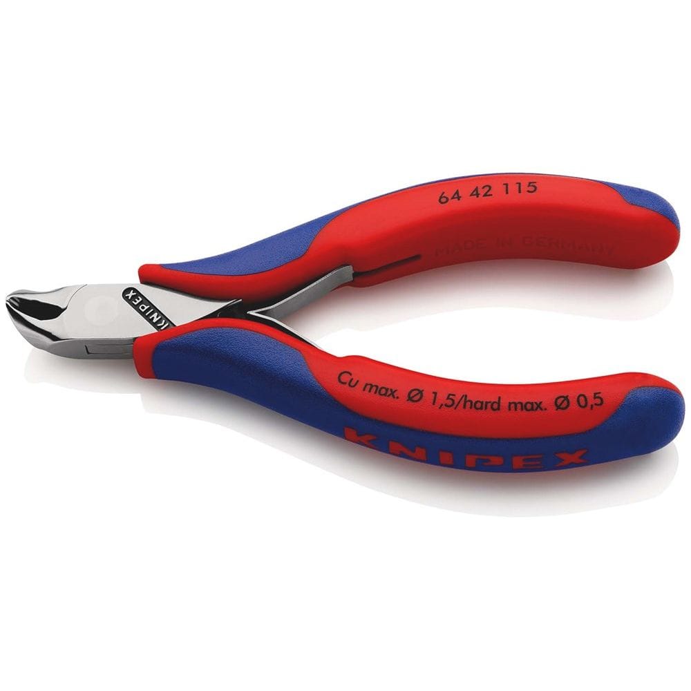 KNIPEX 64 42 115 Elektronica-voorsnijtang met meer-componentengrepen 115 mm-1