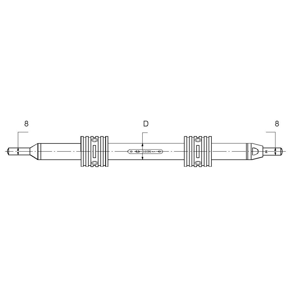 Bevestigingsschroeven 875mm Bolvormig, diameter 16mm-2
