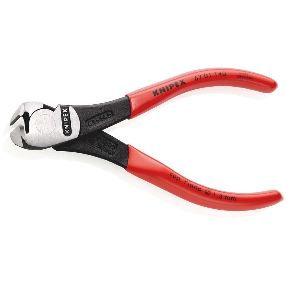 KNIPEX 67 01 140 Kracht-voorsnijtang met kunststof bekleed zwart geatramenteerd 140 mm-2