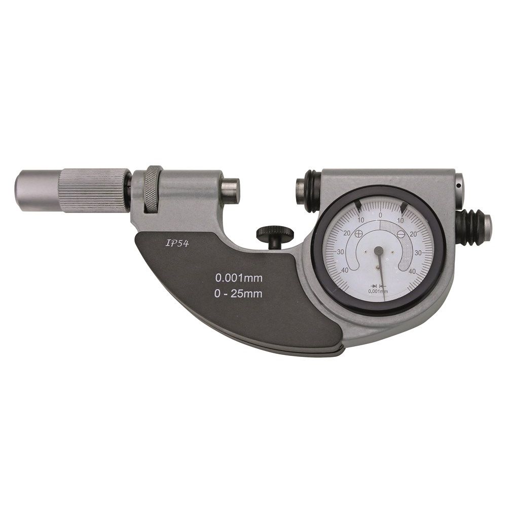 Feinzeiger-Mikrometer 0 - 25mm Gen. +-0,002mm Abl.Messtr.-1